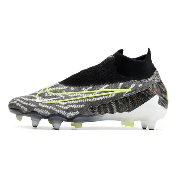 2023 Nike Phantom GX Elite Fusion DF SG-PRO Anti-Clog - Black/Volt/White/Blue Glow