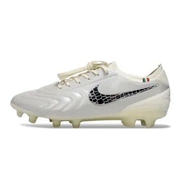 Nike Tiempo 10 Elite FG Luxe Pack Clean Off-White Metallic Silver