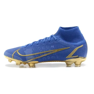 Nike Mercurial Superfly 8 Elite FG Blue Gold