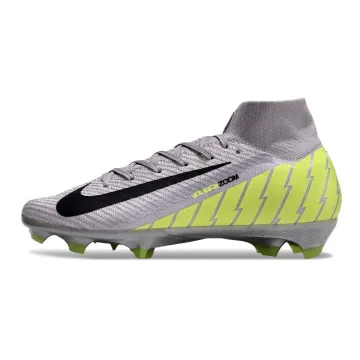 Nike Air Zoom Mercurial Superfly 10 Elite FG Grey Black Yellow