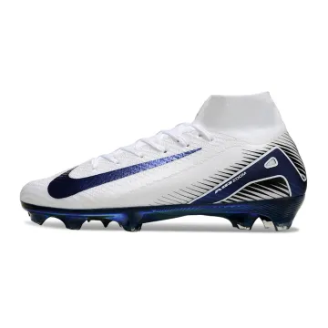 Nike Air Zoom Mercurial Superfly 10 Elite FG White Blue