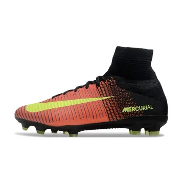 Nike Mercurial Superfly V FG Total Crimson Volt Black