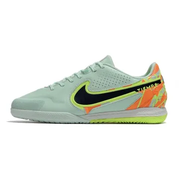 Nike Tiempo Legend 9 Pro IC Soccer Shoes Green Blue Orange