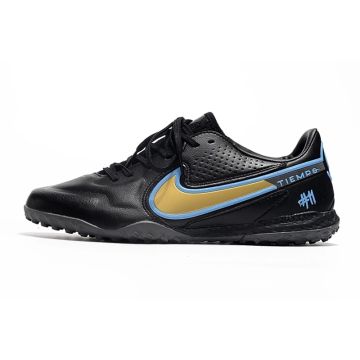 Nike Tiempo Legend 9 Pro TF Golden Trophy Black Blue Gold