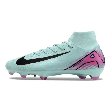 Nike Zoom Mercurial Superfly 10 Elite FG Green Black Pink