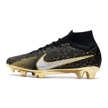Nike Zoom Mercurial Superfly IX Elite FG Black Gold White