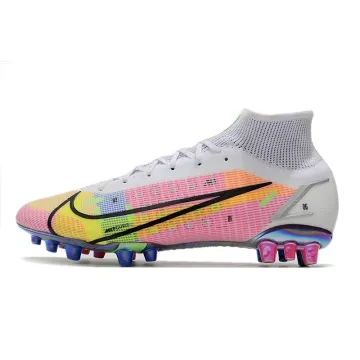 2021 Nike Mercurial Superfly VIII Dragonfly Elite AG-PRO White Metallic Silver Dark Raisin