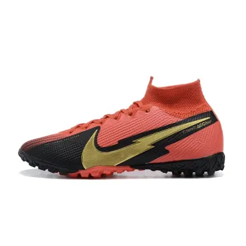 2020-21 Nike Mercurial Superfly 7 Elite TF Red Black Gold