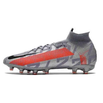 2020-21 Nike Mercurial Superfly VII Elite AG-PRO Metallic Bomber Gray Black Particle Grey