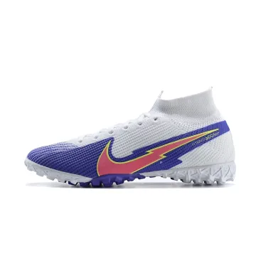 2020-21 Nike Mercurial Superfy 7 Elite TF Blue White Pink