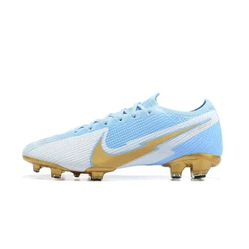 2020-21 Nike Mercurial Vapor 13 Elite FG Blue White Gold
