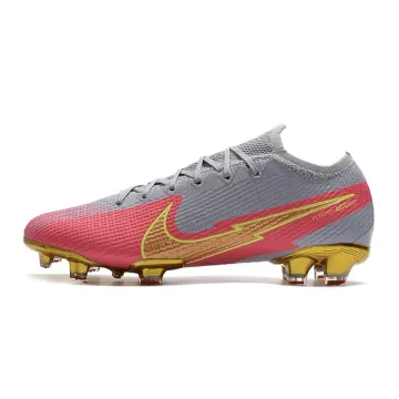 2020-21 Nike Mercurial Vapor 13 Elite FG Gray Pink Gold