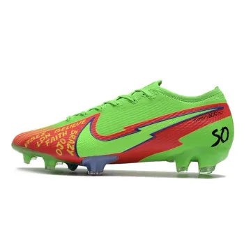 2020-21 Nike Mercurial Vapor 13 Elite FG Green Red Black