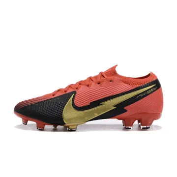 2020-21 Nike Mercurial Vapor 13 Elite FG Red Black Gold