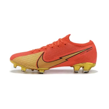 2020-21 Nike Mercurial Vapor 13 Elite FG Red Gold Black