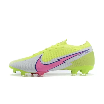 2020-21 Nike Mercurial Vapor 13 Elite FG Volt White Pink