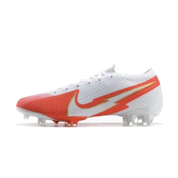 2020-21 Nike Mercurial Vapor 13 Elite FG White Red Gold