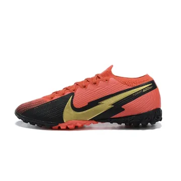 2020-21 Nike Mercurial Vapor 13 Elite TF Red Black Gold