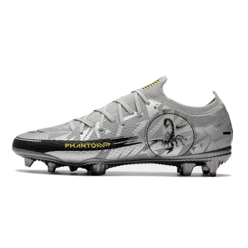 2020-21 Nike Phantom GT Elite FG Metallic Silver/Black/Yellow
