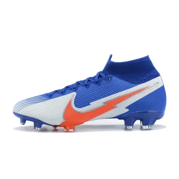 2020-21 Nike Mercurial Superfly 7 Elite FG Blue White Orange