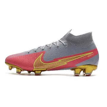 2020-21 Nike Mercurial Superfly 7 Elite FG Gray Pink Gold