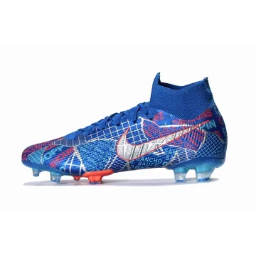 2020-21 Nike Mercurial Superfly 7 Elite FG Racer Blue White Aurora Green Black