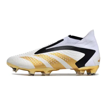 2023 adidas Predator Accuracy+ FG White Black Gold