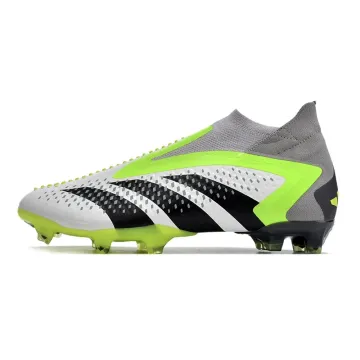 2023 adidas Predator Accuracy+ Low FG White Black Lucid Lemon