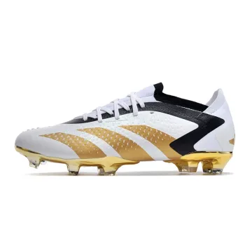 2023 adidas Predator Accuracy.1 Low FG White Black Gold