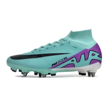 Buy 2023 Nike Air Zoom Mercurial Superfly 9 Elite SG-Pro PLAYER EDITION Blue White Black Purple