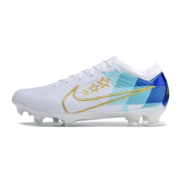 Nike Zoom Mercurial Vapor 15 Elite 15 FG White Gold Blue