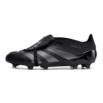 Adidas Predator Elite Fold-over Tongue FG Predstrike Black Silver