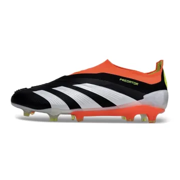 Adidas Predator Elite Laceless FG Black White Solar Red
