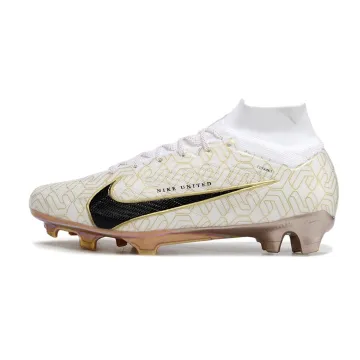 Nike Zoom Superfly 9 Elite FG 2024 White Metallic Gold Black