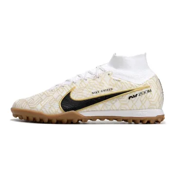 Nike Air Zoom Mercurial Superfly 9 Elite TF United Golden 2024 White Metallic Gold Black