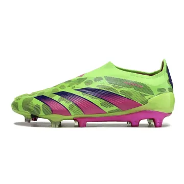 Adidas Predator Elite Laceless FG Generation Pred - Solar Green Shock Pink Lucid Lemon