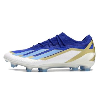 Adidas X Crazyfast Messi Elite FG Spark Gen10s - Lucid Blue Blue Burst Footwear White