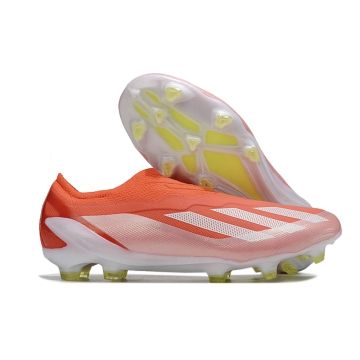 Adidas X Crazyfast Elite Laceless FG 2024 Solar Red Footwear White Solar Yellow