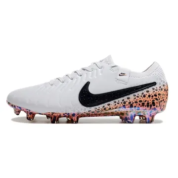 Nike Tiempo Legend 10 Elite FG Safari - Grey Black Orange Volt