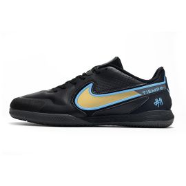 Nike Tiempo Legend IX Elite IC White Dark Smoke Grey Black Yellow