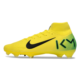 Nike Air Zoom Mercurial Superfly 10 Elite FG KM Yellow Black Green
