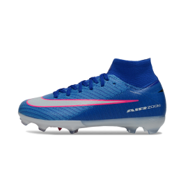 Nike Air Zoom Mercurial Superfly 10 Elite FG Blue White Pink