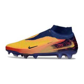 Nike Phantom 6 Elite DF FG Erling Haaland Edition - Laser Orange Lemon Venom Blue Void