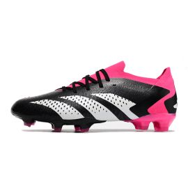 2023 Adidas Predator Accuracy.1 Low FG Black White Team Shock Pink