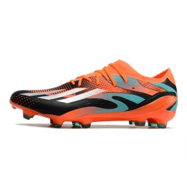 2023 Adidas X Speedportall Mess.1 FG Team Solar Orange Silver Met Core Black