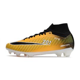 2023 Nike Air Zoom Mercurial Superfly 9 Elite KM 201 FG Yellow Black White Orange