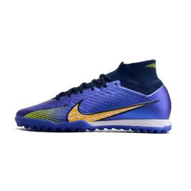 2023 Nike Air Zoom Mercurial Superfly 9 Elite TF Blue Gold Black