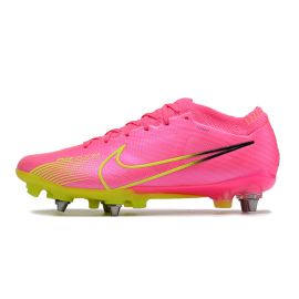 2023 Nike Air Zoom Mercurial Vapor 15 Elite SG-Pro Luminous Pink Blast Volt Gridiron