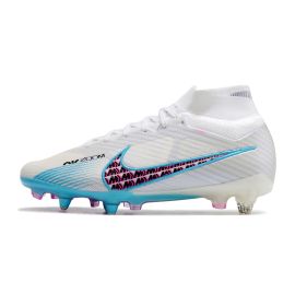 2023 Nike Mercurial Superfly 9 Elite SG-Pro White Baltic Blue Pink BlastIndigo Haze