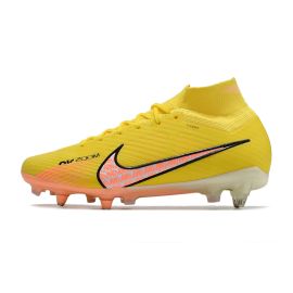 2023 Nike Mercurial Superfly Elite 9 SG-Pro Yellow Strike Sunset Glow Barely Grape